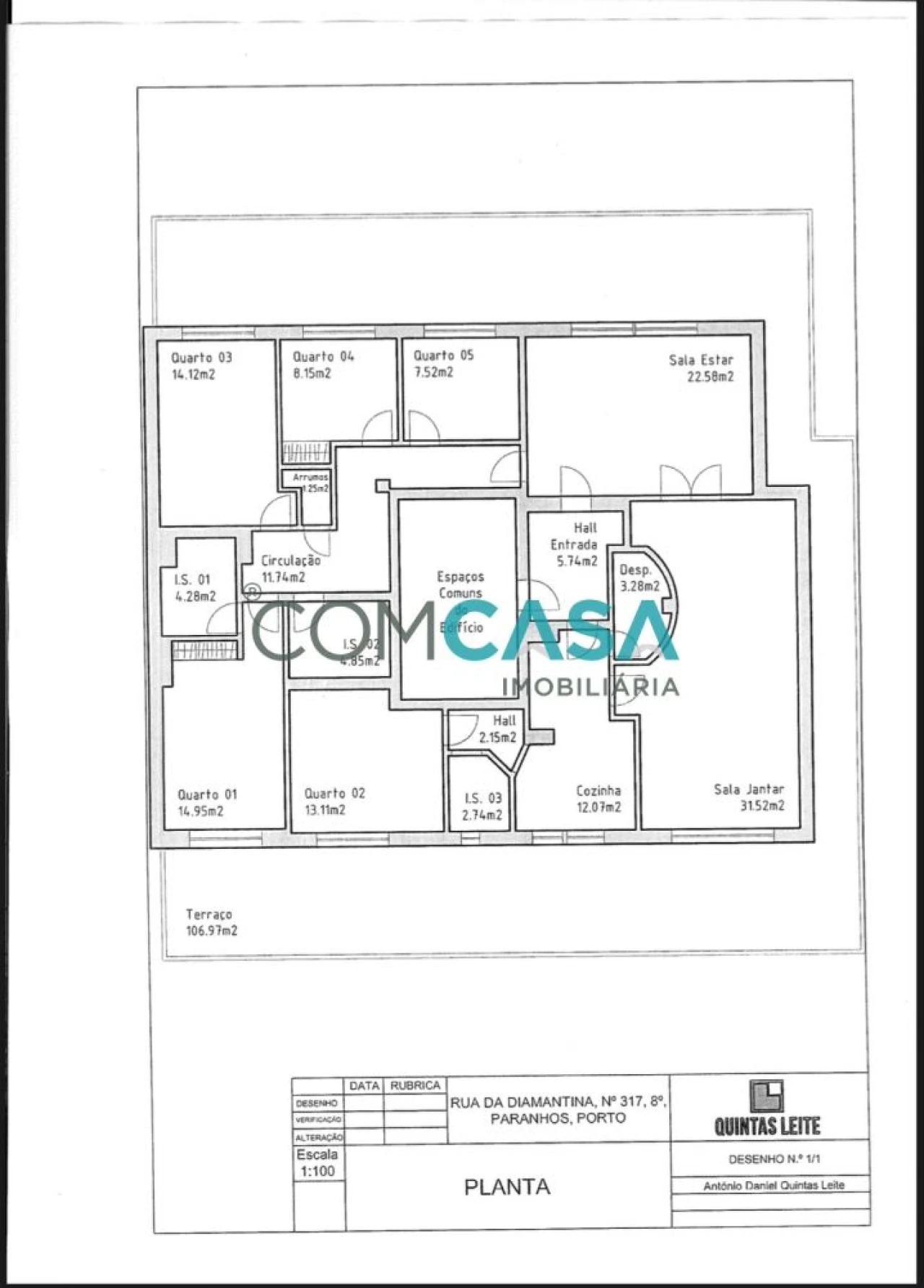 Apartamento T5 para Venda em Paranhos Foto 58