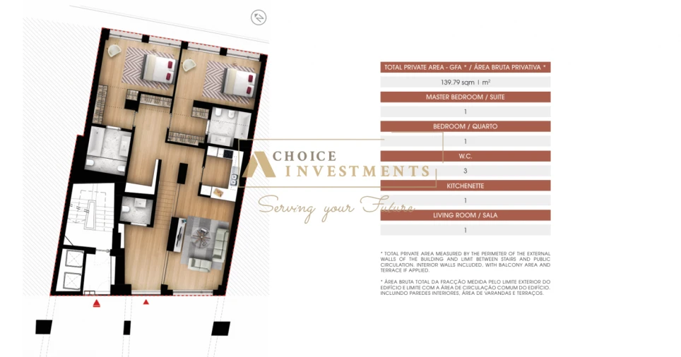 Apartamento T2 para Venda em Santo António Foto 24