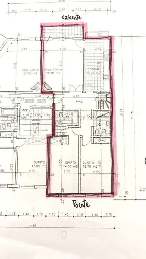 Apartamento T3 para Venda em Carcavelos e Parede