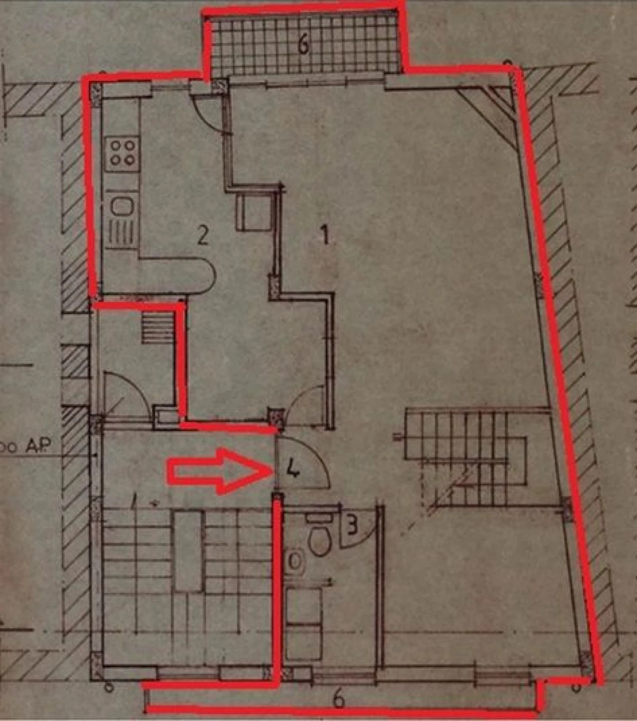 Apartamento T3 para Venda em Cedofeita, Santo Ildefonso, Sé, Miragaia, São Nicolau e Vitória Planta 2