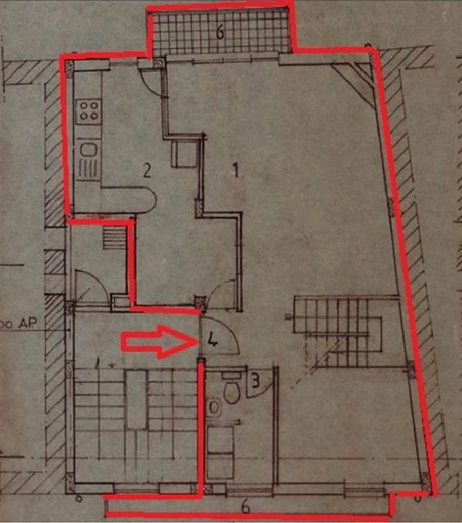 Apartamento T3 para Venda em Cedofeita, Santo Ildefonso, Sé, Miragaia, São Nicolau e Vitória Planta 2