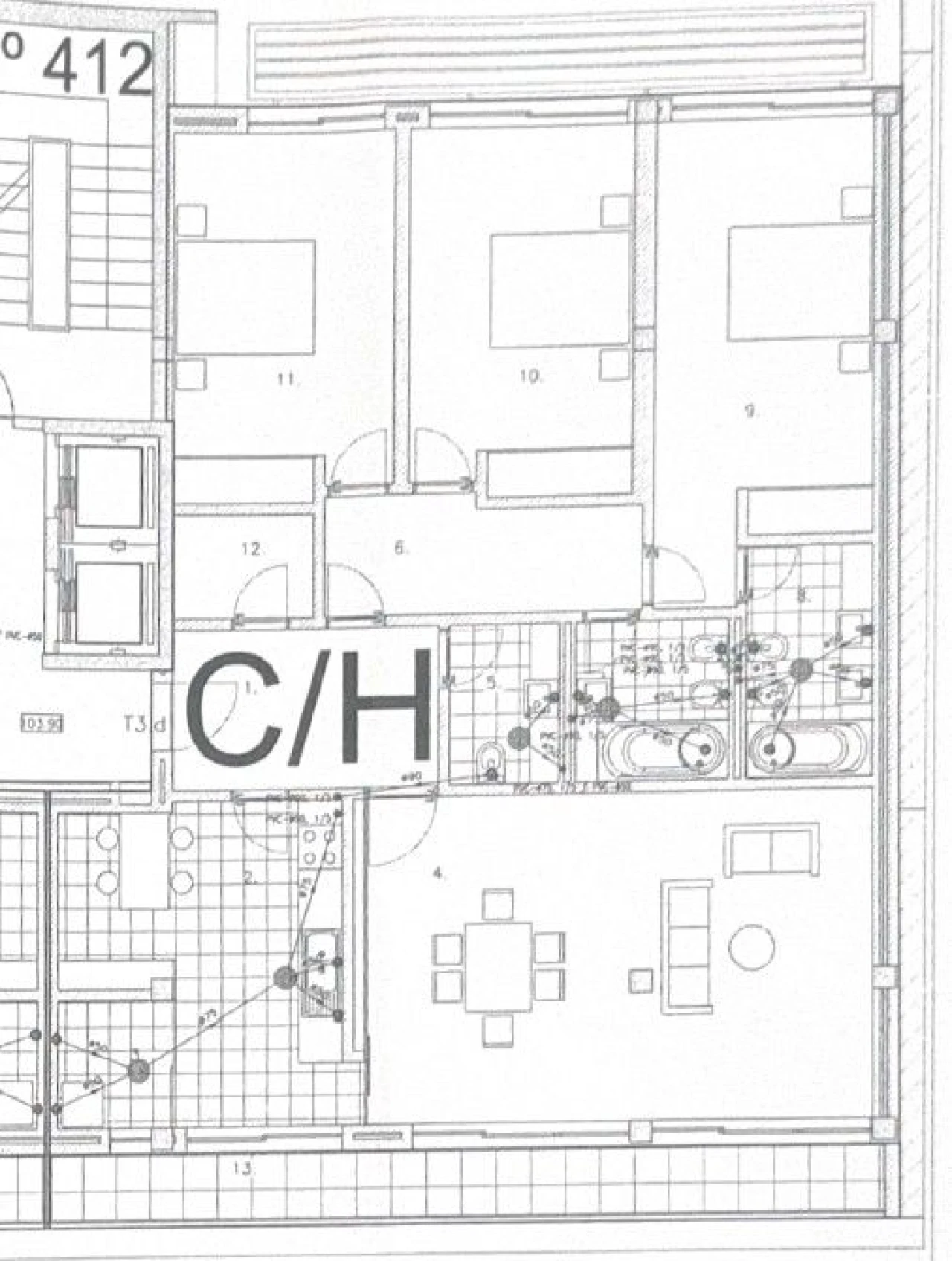 Apartamento T3 para Venda em Bonfim Planta 2