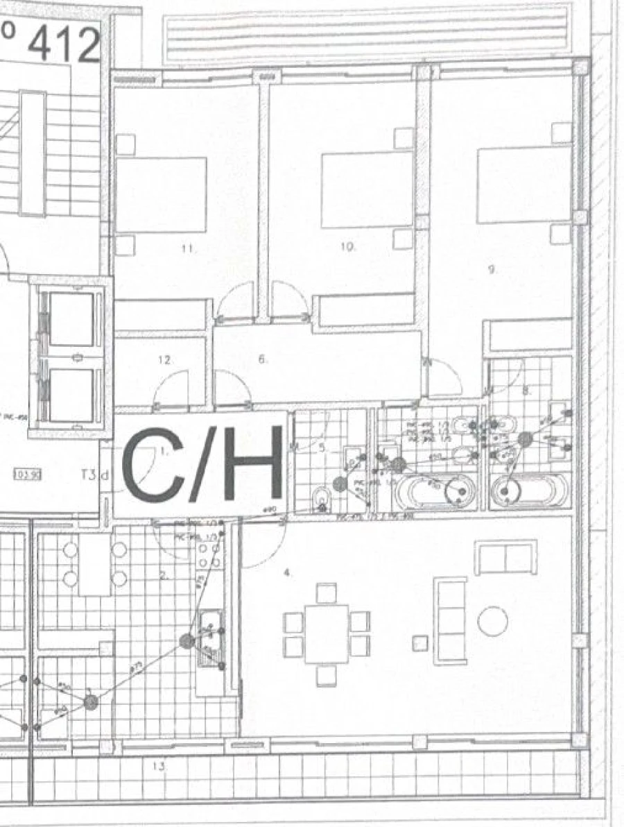 Apartamento T3 para Venda em Bonfim Planta 2