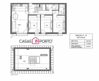 Apartamento T3 para Venda em Campanhã