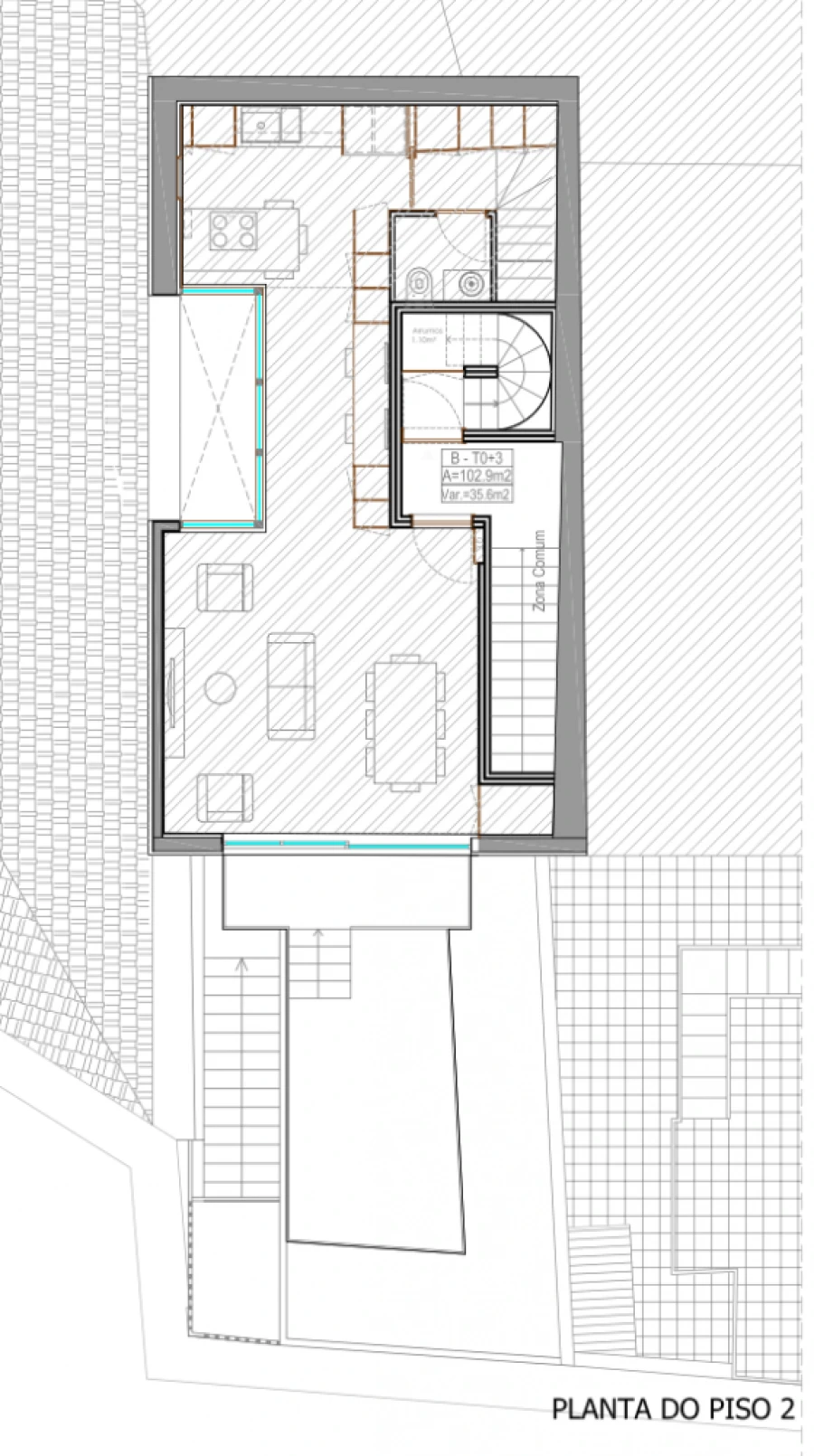 Apartamento T3 para Venda em Lordelo do Ouro e Massarelos Planta 3