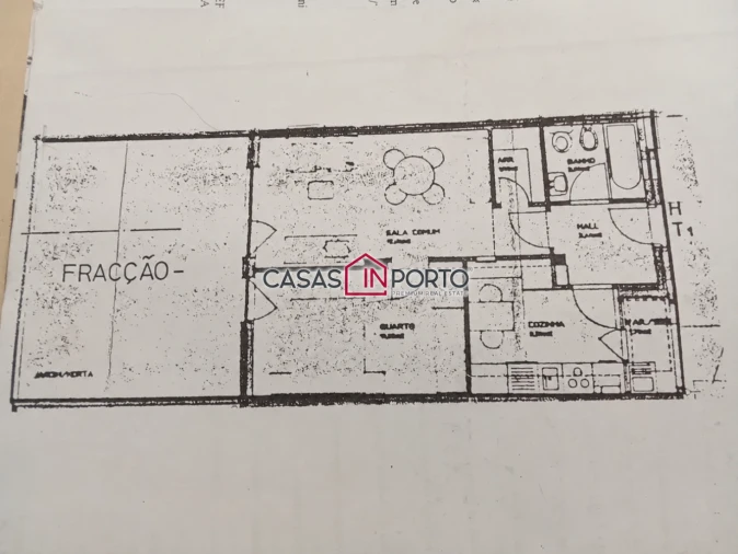 Apartamento T1 para Venda em Lordelo do Ouro e Massarelos Planta 2