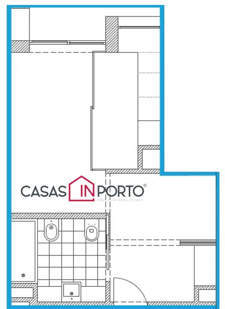 Apartamento T0 para Venda em Paranhos Planta 1