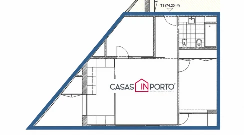 Apartamento T1 para Venda em Paranhos