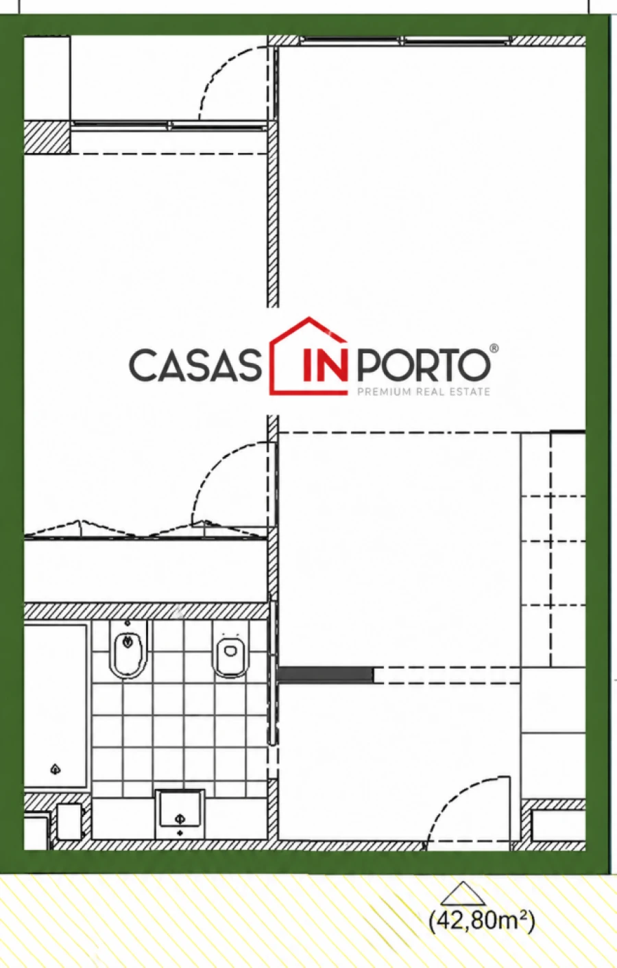 Apartamento T1 para Venda em Paranhos Planta 1