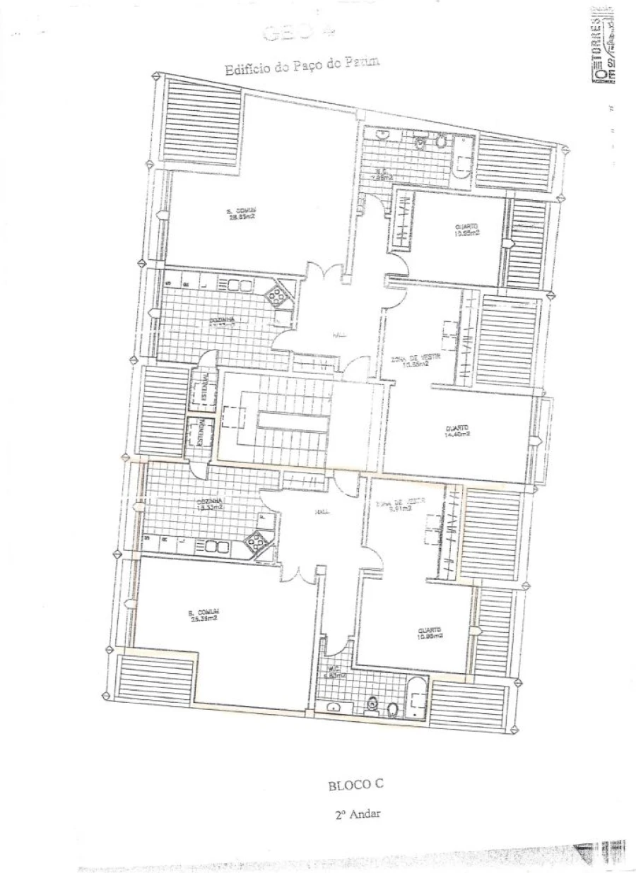 Apartamento T1 para Venda em Santa Maria, São Pedro e Matacães Planta 1
