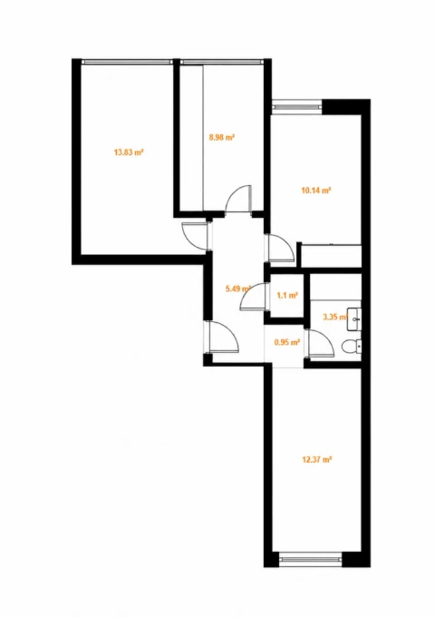 Apartamento T2 para Venda em Penha de França