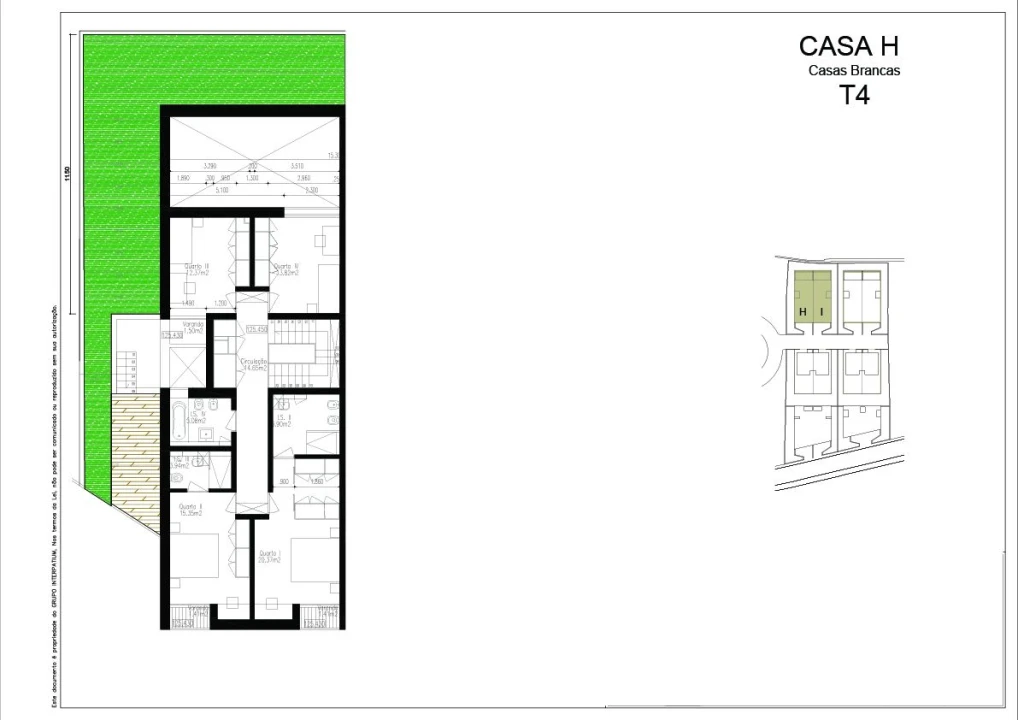 Moradia T4 para Venda em São Martinho Planta 3
