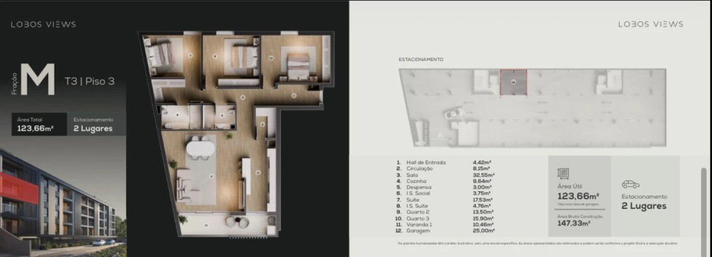 Apartamento T1 para Venda em Camara de Lobos Planta 1