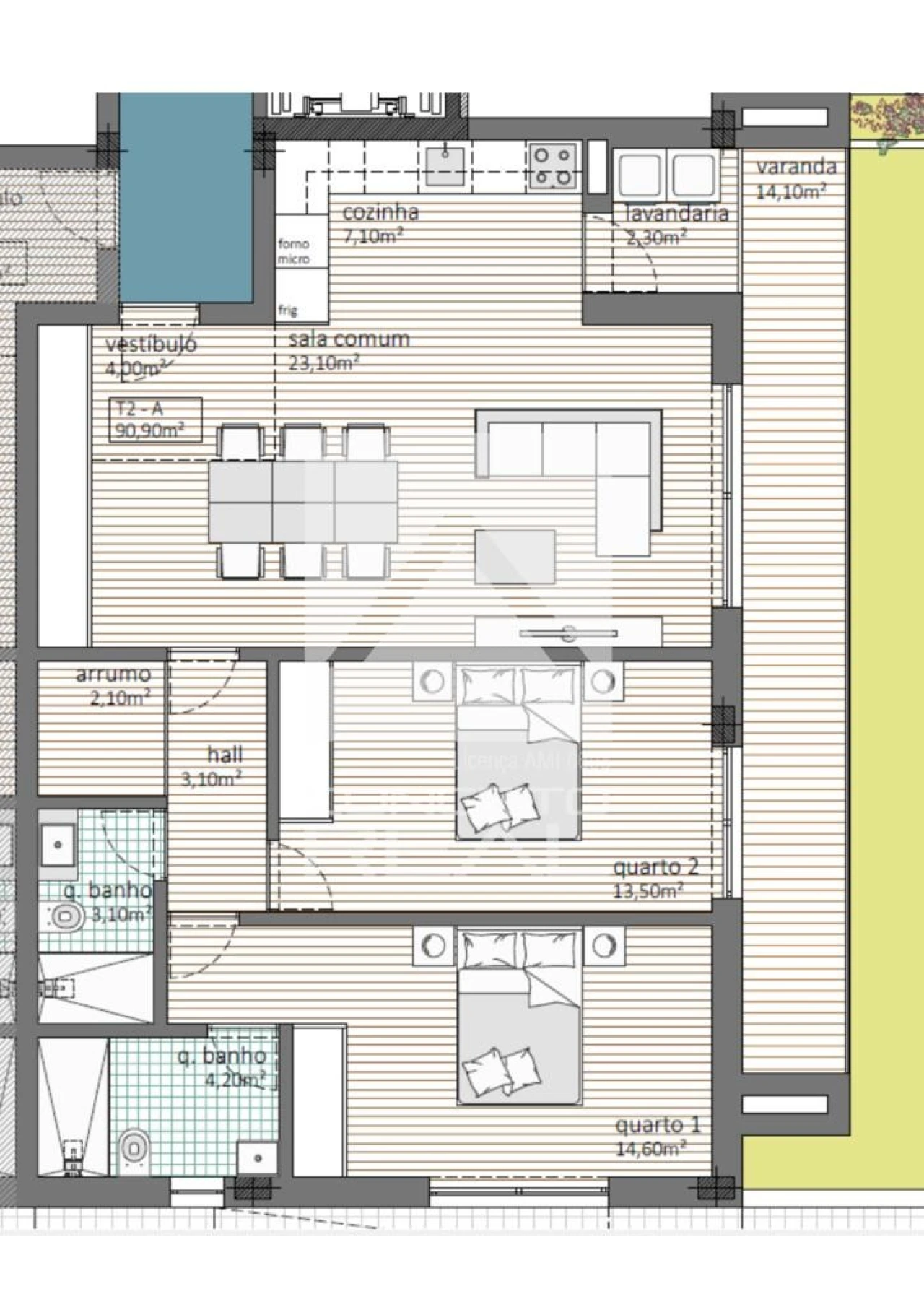 Apartamento T2 para Venda em Ermesinde Foto 21