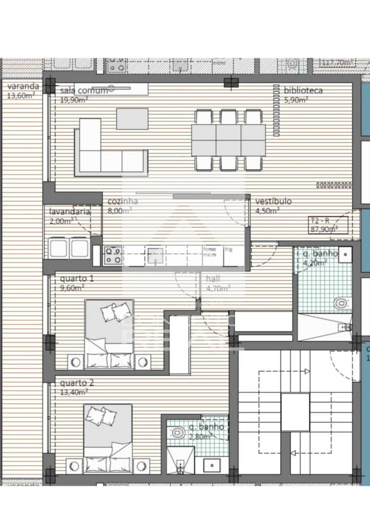 Apartamento T2 para Venda em Ermesinde Foto 21