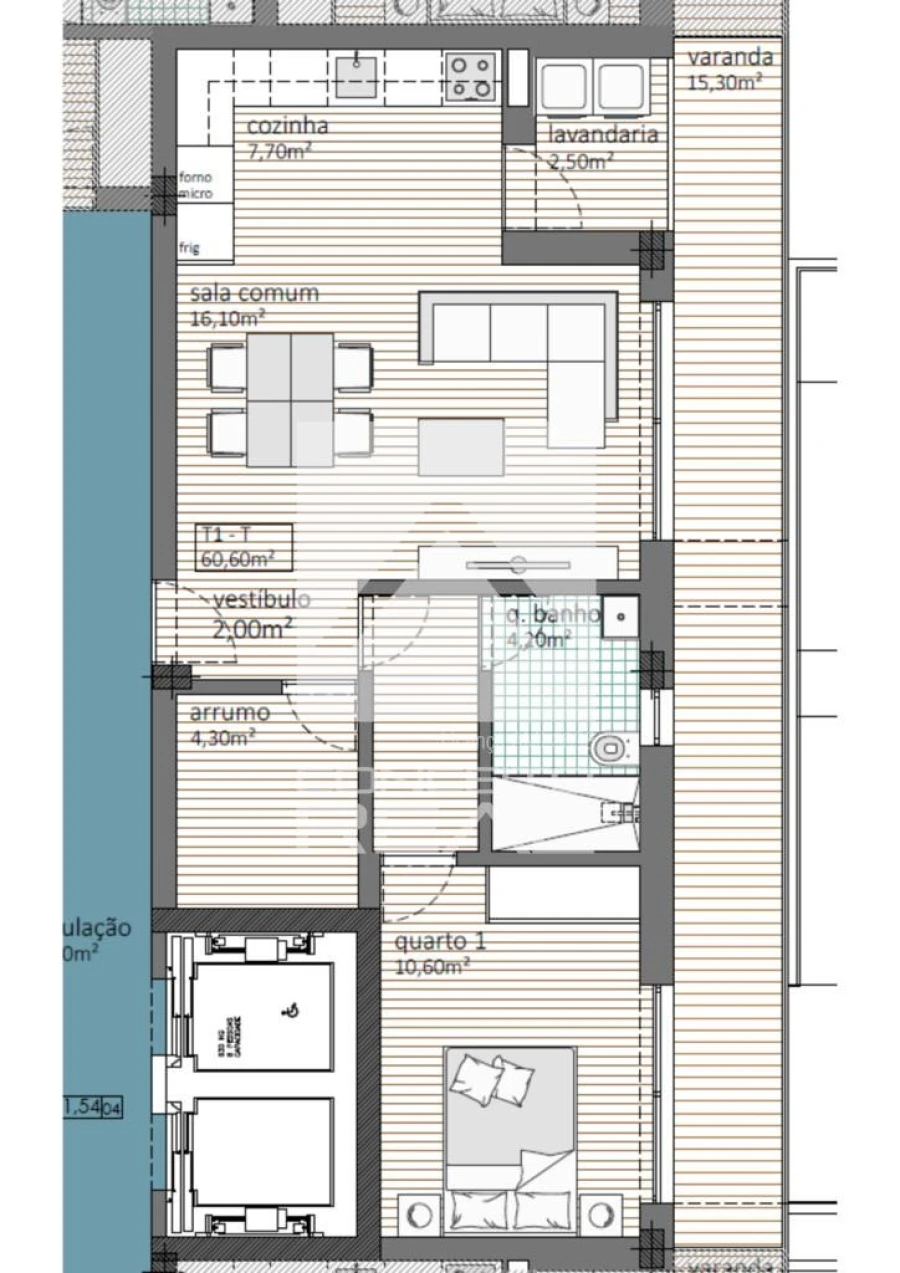 Apartamento T1 para Venda em Ermesinde Foto 21