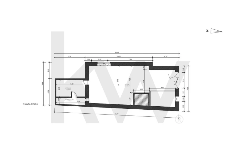 Moradia T1 para Venda em Alcoentre Planta 1