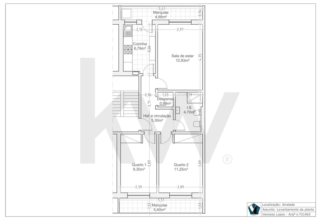 Apartamento T2 para Arrendamento em Alvalade Foto 22