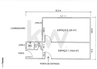 Armazém para Arrendamento em Campolide