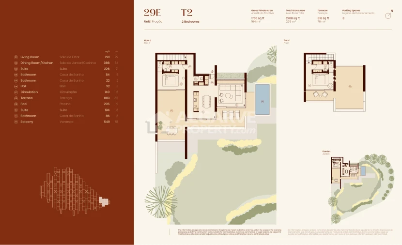 Apartamento T2 para Venda em Lagos (São Sebastião e Santa Maria) Planta 1