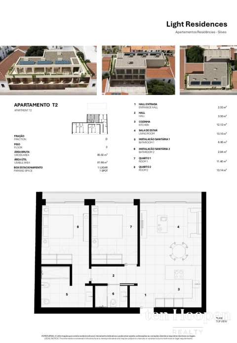 Apartamento T2 para Venda em Silves
