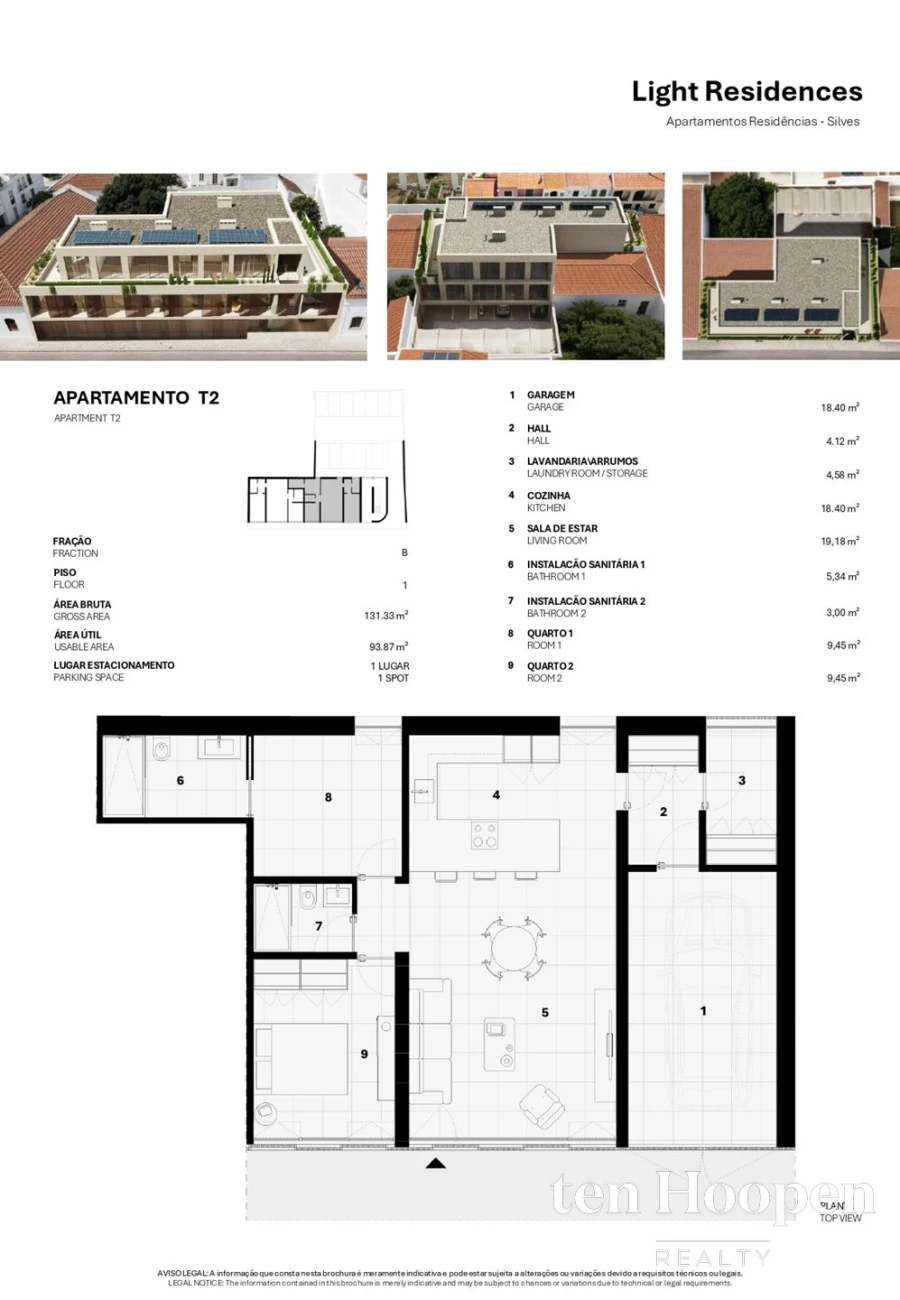 Apartamento T2 para Venda em Silves Planta 1