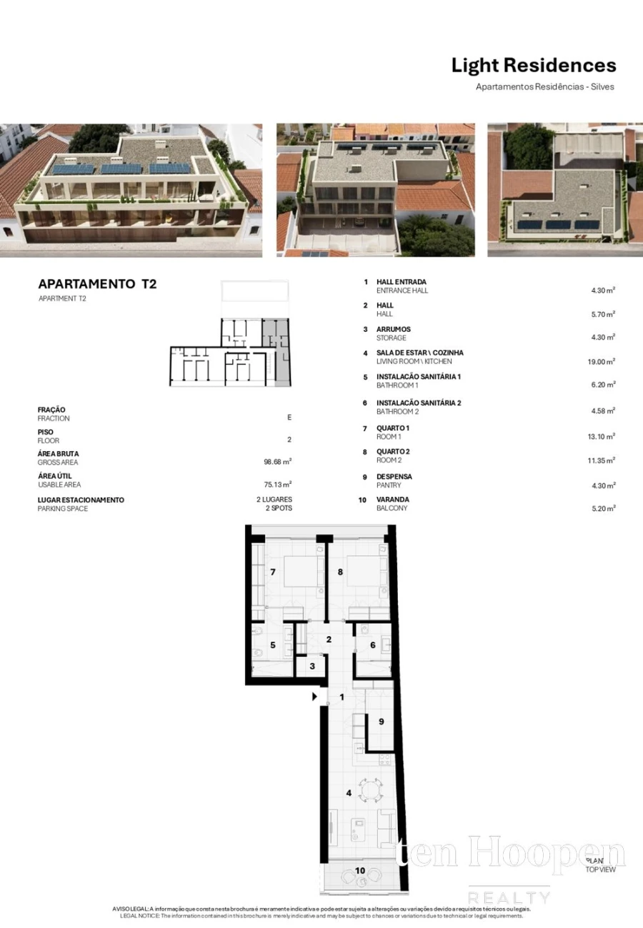 Apartamento T2 para Venda em Silves Planta 1