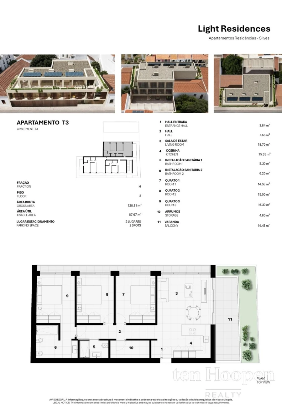 Apartamento T3 para Venda em Silves Planta 1