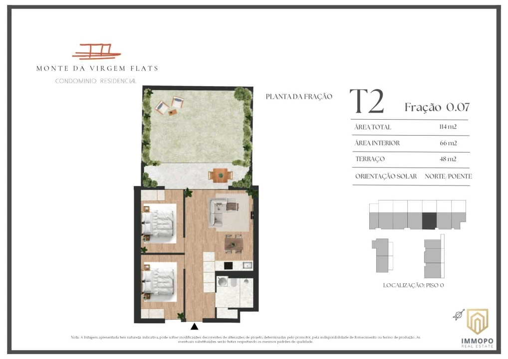 Apartamento T2 para Venda em Vilar de Andorinho Foto 9