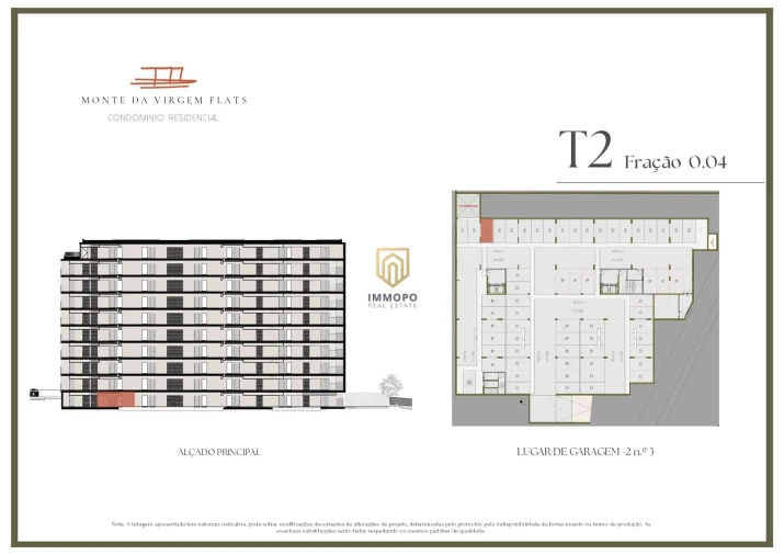 Apartamento T2 para Venda em Vilar de Andorinho Planta 2
