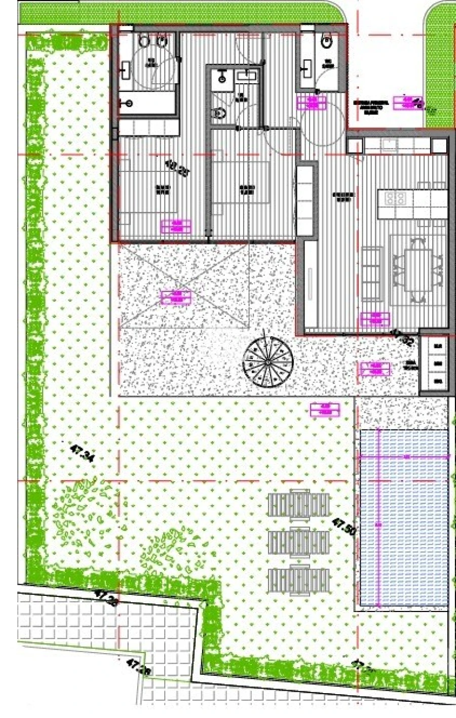 Moradia T2 para Venda em Luz Planta 1