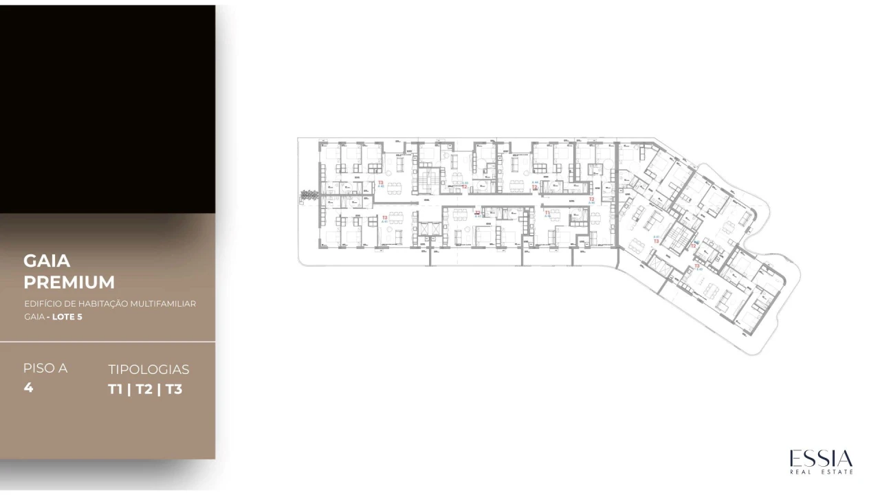 Apartamento T2 para Venda em Oliveira do Douro Planta 2