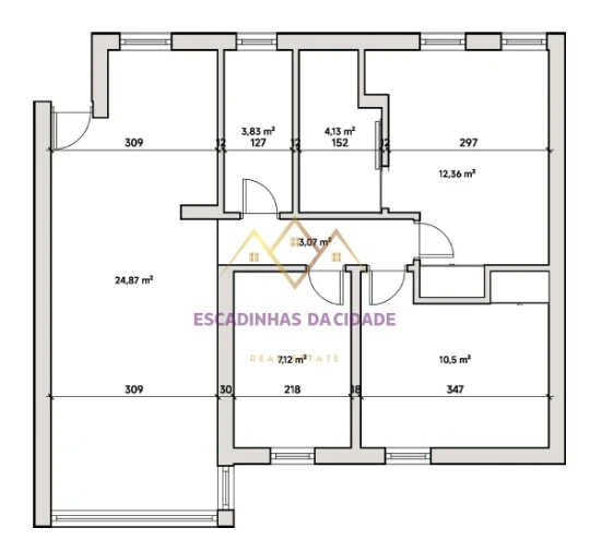 Apartamento T3 para Venda em Olivais Planta 1