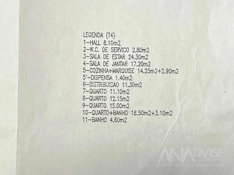 Apartamento T4 para Venda em Abraveses Planta 3