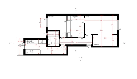 Apartamento T2 para Venda em Alcantara