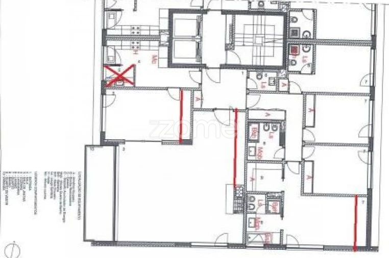 Apartamento T4 para Venda em Matosinhos e Leça da Palmeira Planta 1