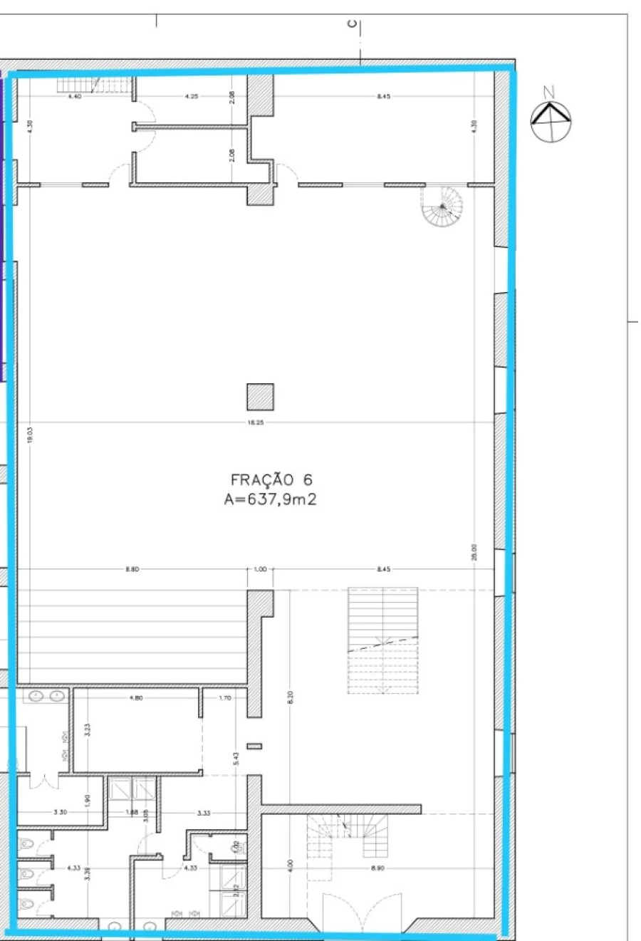 Armazém para Arrendamento em Marvila Planta 1