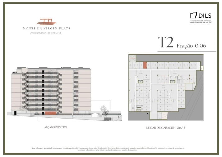 Apartamento T2 para Venda em Vilar de Andorinho Planta 2