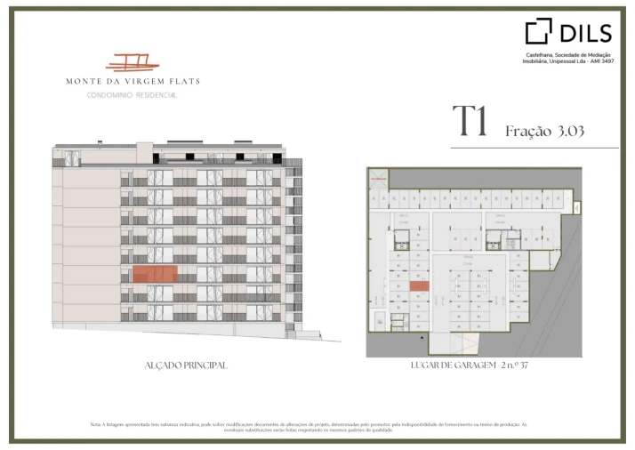 Apartamento T1 para Venda em Vilar de Andorinho Planta 2