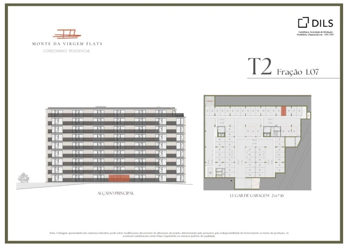 Apartamento T2 para Venda em Vilar de Andorinho Planta 2