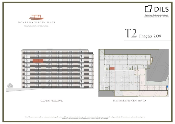 Apartamento T2 para Venda em Vilar de Andorinho Planta 2