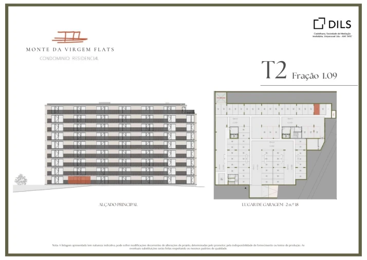Apartamento T2 para Venda em Vilar de Andorinho Planta 2