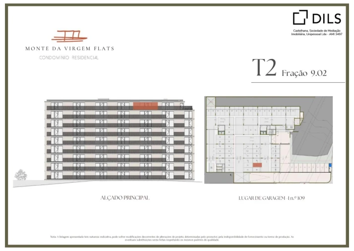 Apartamento T2 para Venda em Vilar de Andorinho Planta 2