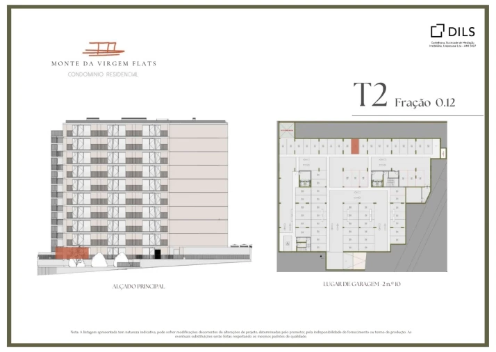 Apartamento T2 para Venda em Vilar de Andorinho Planta 2