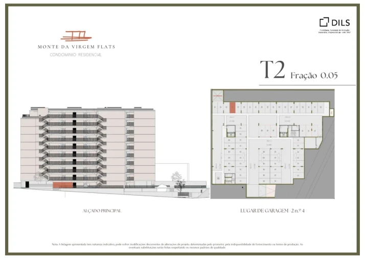 Apartamento T2 para Venda em Vilar de Andorinho Planta 2