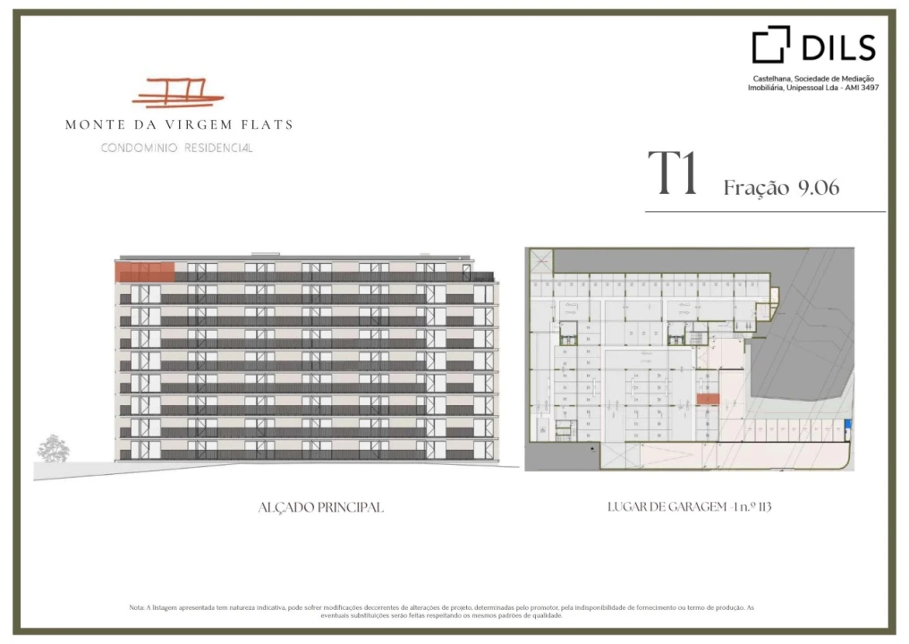 Apartamento T1 para Venda em Vilar de Andorinho Planta 2