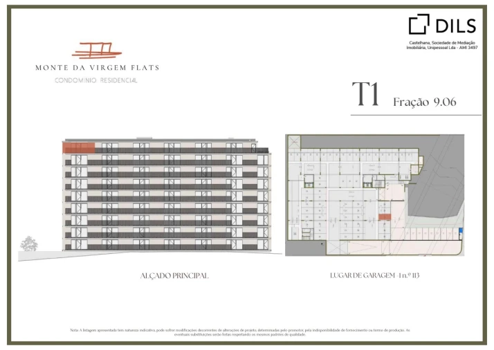 Apartamento T1 para Venda em Vilar de Andorinho Planta 2