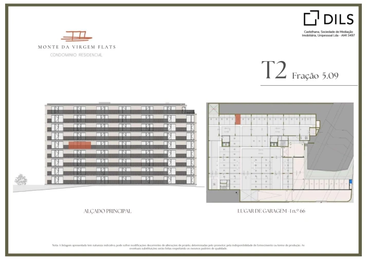 Apartamento T2 para Venda em Vilar de Andorinho Planta 2