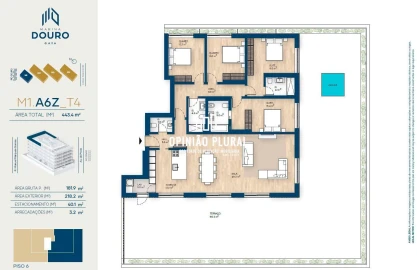 Apartamento T4 para Venda em Canidelo