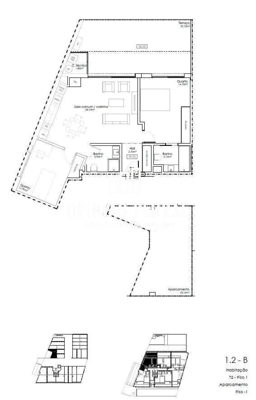 Apartamento T2 para Venda em Gulpilhares e Valadares Foto 14